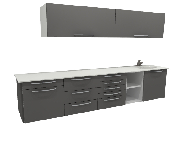  Concept MEZENC 5 lments suspendus + 2 lements haut